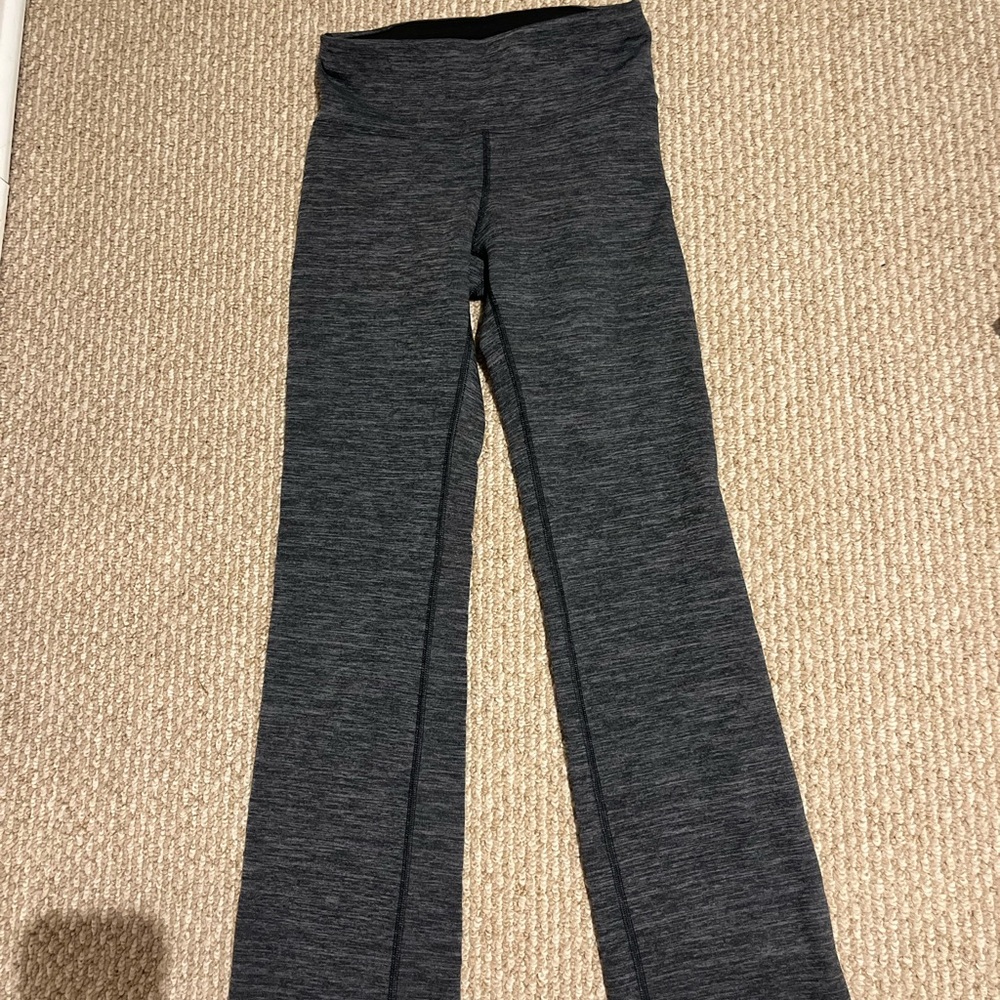 Athleta Altitude Pant In Polartec Power Stretch Fleece Lined Flared Gray XS